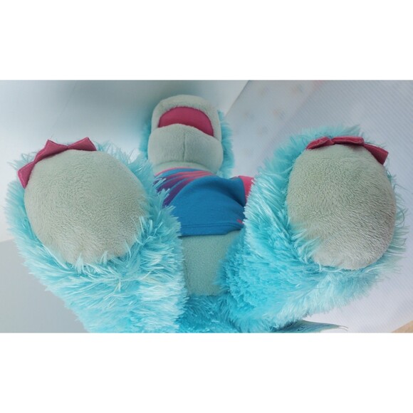 BAB Build a Bear Workshop Dinosaur TURQUOISE Pink Blue STEGOSAURUS 18” Plush Toy - Picture 7 of 12